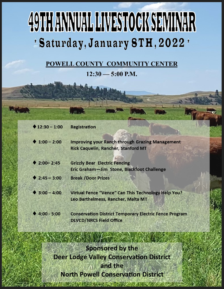 49th Annual Powell County Livestock Seminar this Saturday